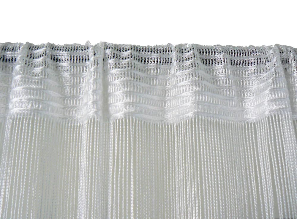 Detale i struktura materiału - Firana sznurkowa Makarony – Ciepła biel 300x250 cm